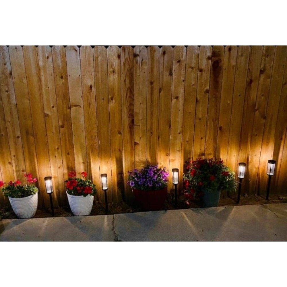 Solar Pathway Lights Outdoor 6 Pack, Bright Solar Path Lights Outside Waterproof